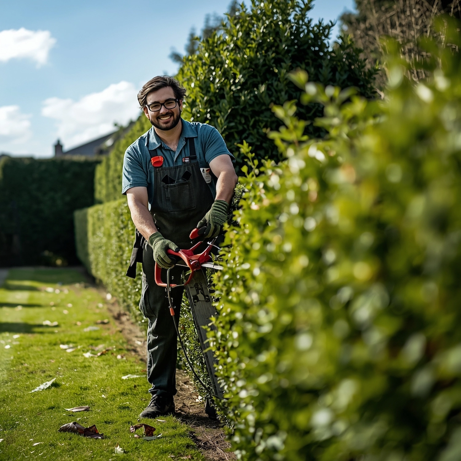 Expert hedge trimming by certified arborist in Maynooth